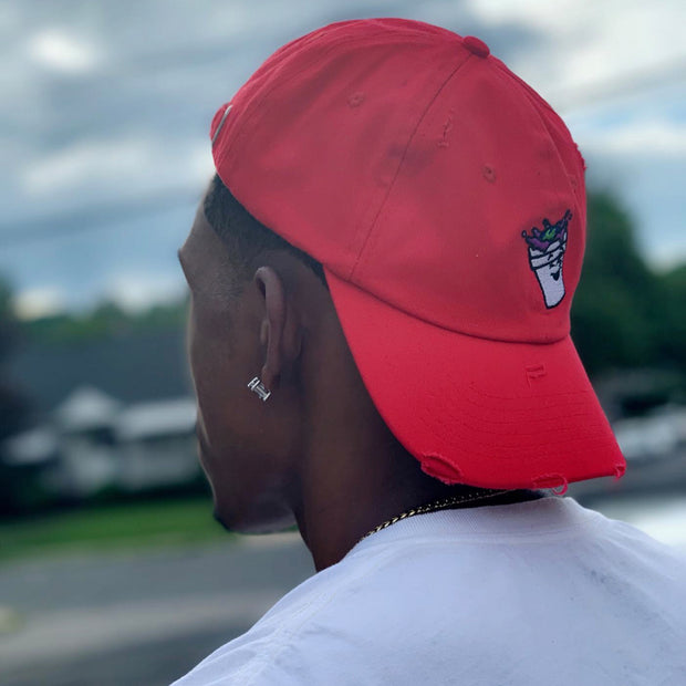 Red Worldwide Drip Hat